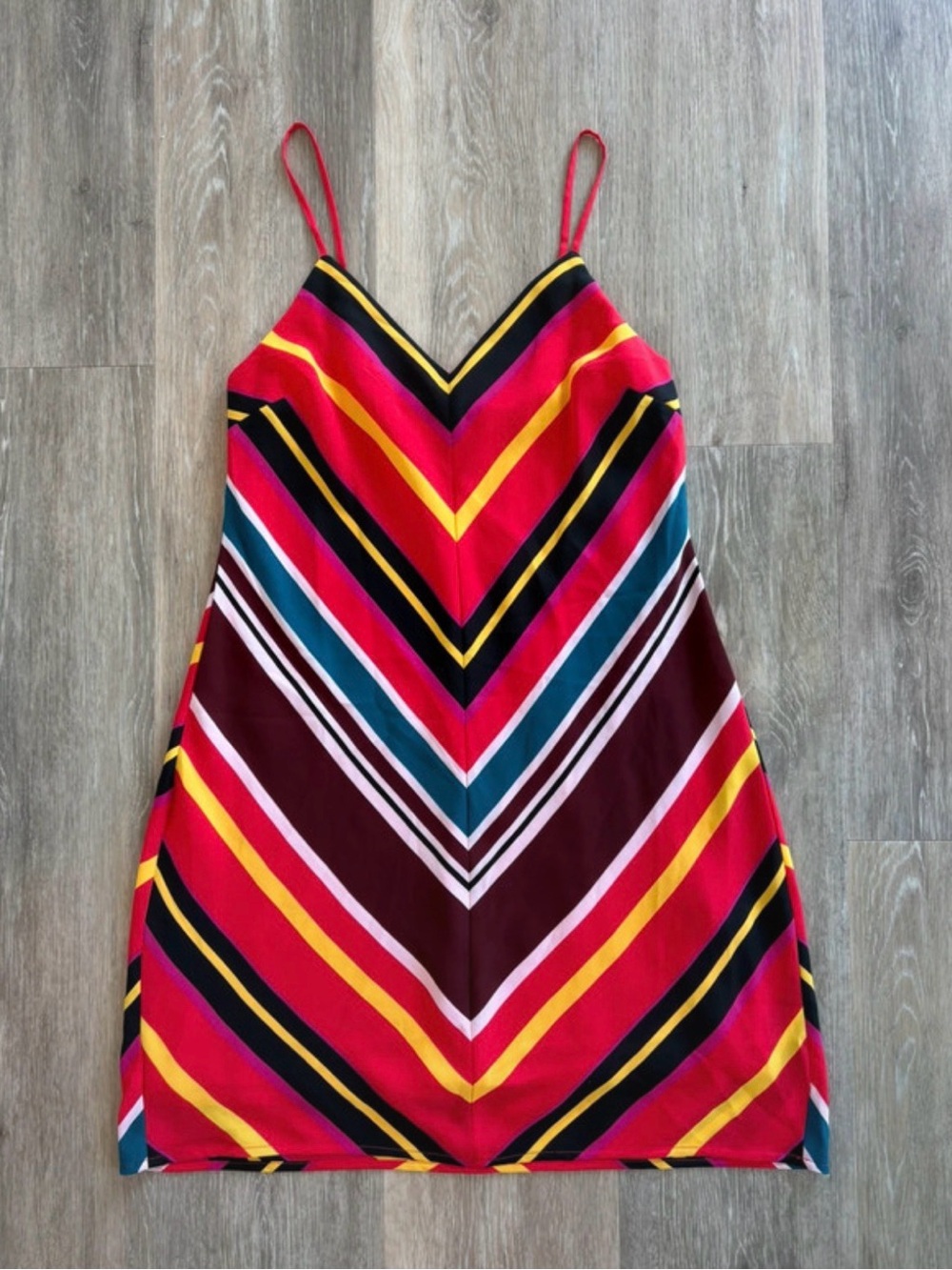 Express Bold Chevron Mini Dress size S